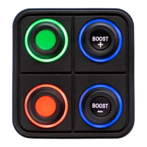 4 key (2x2) CAN Keypad fitting 15mm inserts (sold separately)