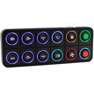 12 key (2x6) CAN Keypad fitting 15mm inserts (sold separately)