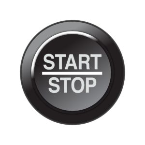 CAN Keypad Insert - Start/Stop black