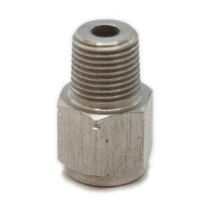 Adapter M10x1 Female to 1/8 BSP Male - Stainless Steel